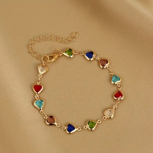 Gold Heart Bracelet