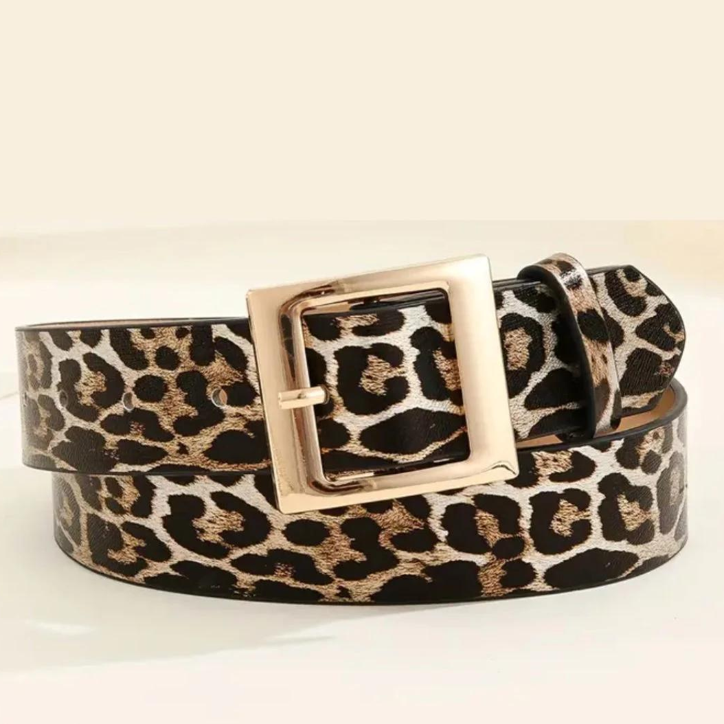 Leopard Print Belt