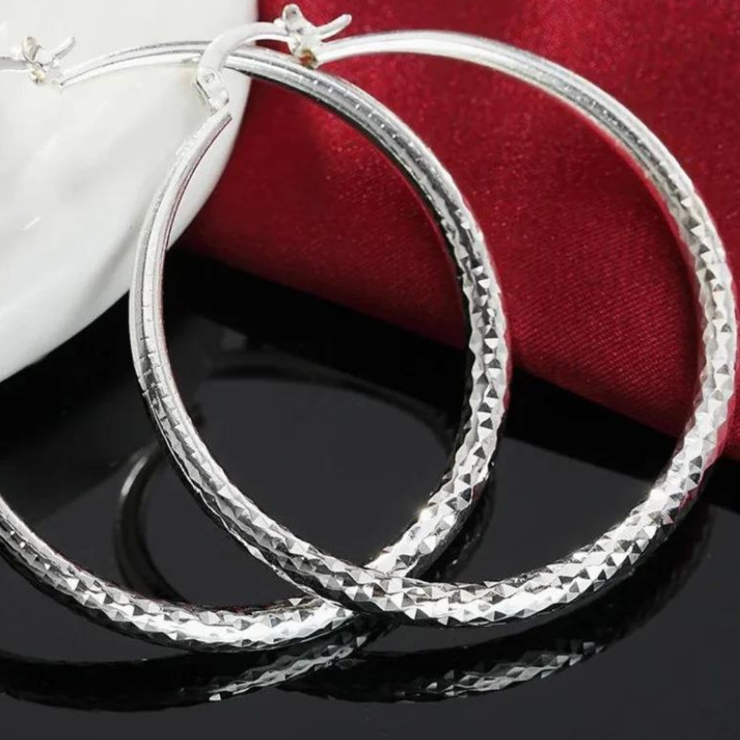 Sterling Silver Hoop Earrings