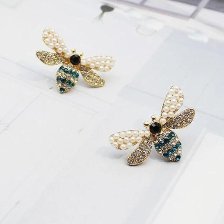 Bumble Bee Stud Earrings