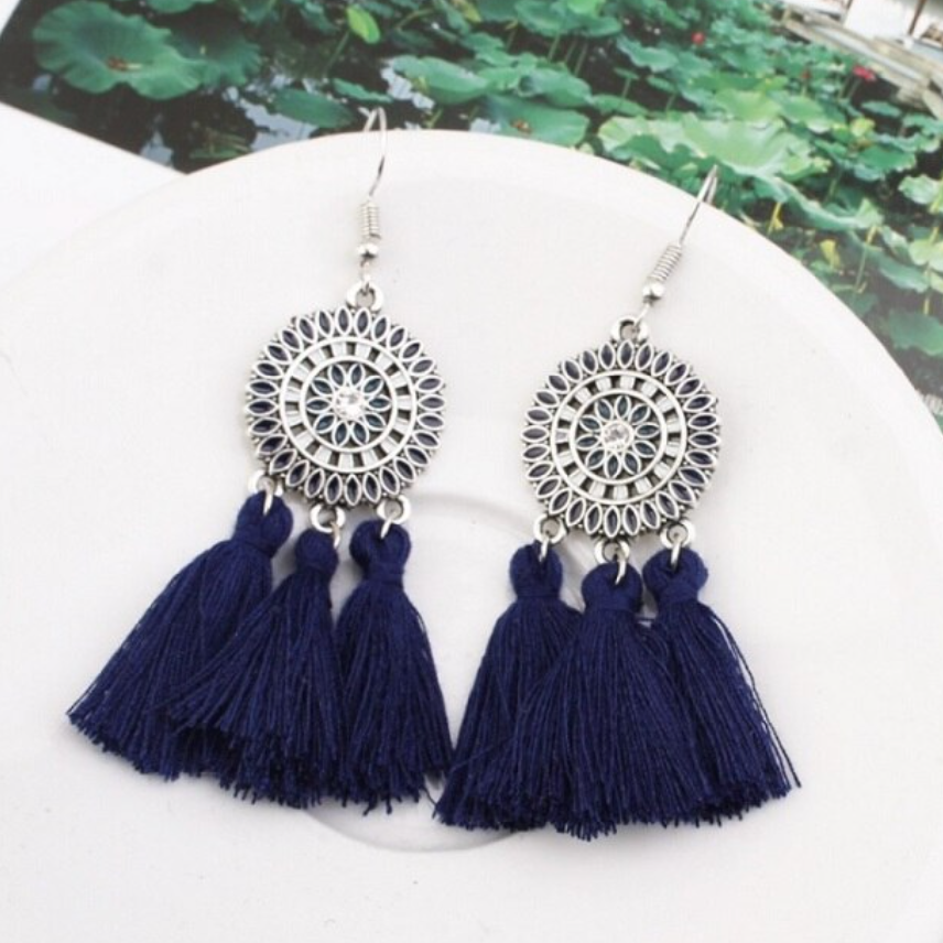 Ethnic Tassel Earrings