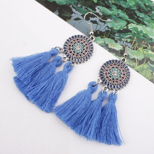 Ethnic Tassel Earrings