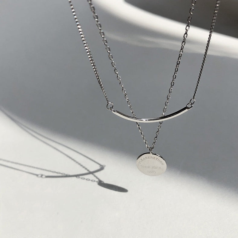 Sterling Silver Layered Necklace