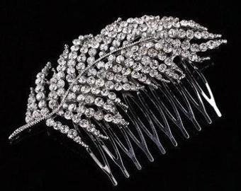 Silver Hair Comb