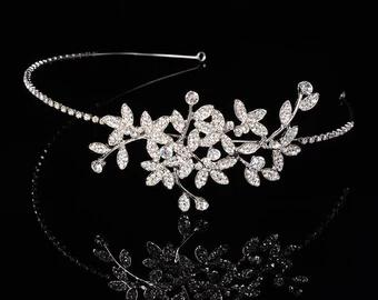 Silver Crystal Hairband