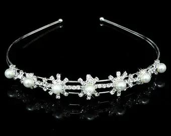 Pearl and Crystal Hairband