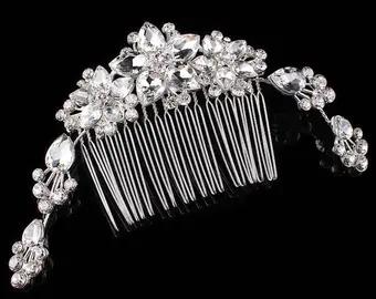 Silver Hair Comb